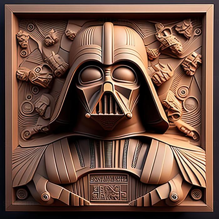 3D model Darth Vader Star Wars Episode V The Empire Strikes Bac (STL)